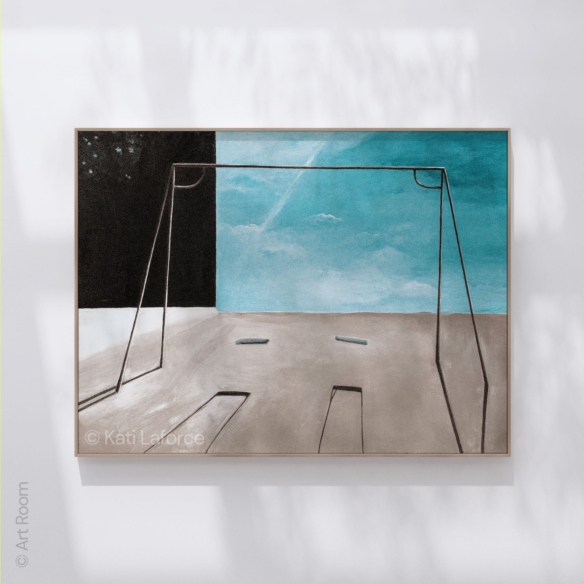 Kati Laforce - Belgisch kunstenaar - Art Room - Gelimiteerde art print - Zeefdruk - Wall art - Kunsteditie - Kunst voor bedrijven - Kunst leasen of huren